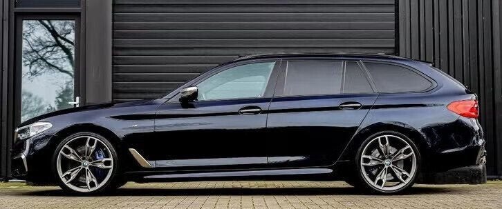 Originele 20 inch BMW 668M velgen met banden 5-serie g30 g31, Gebruikt, 275 mm, Banden en Velgen, Germany
