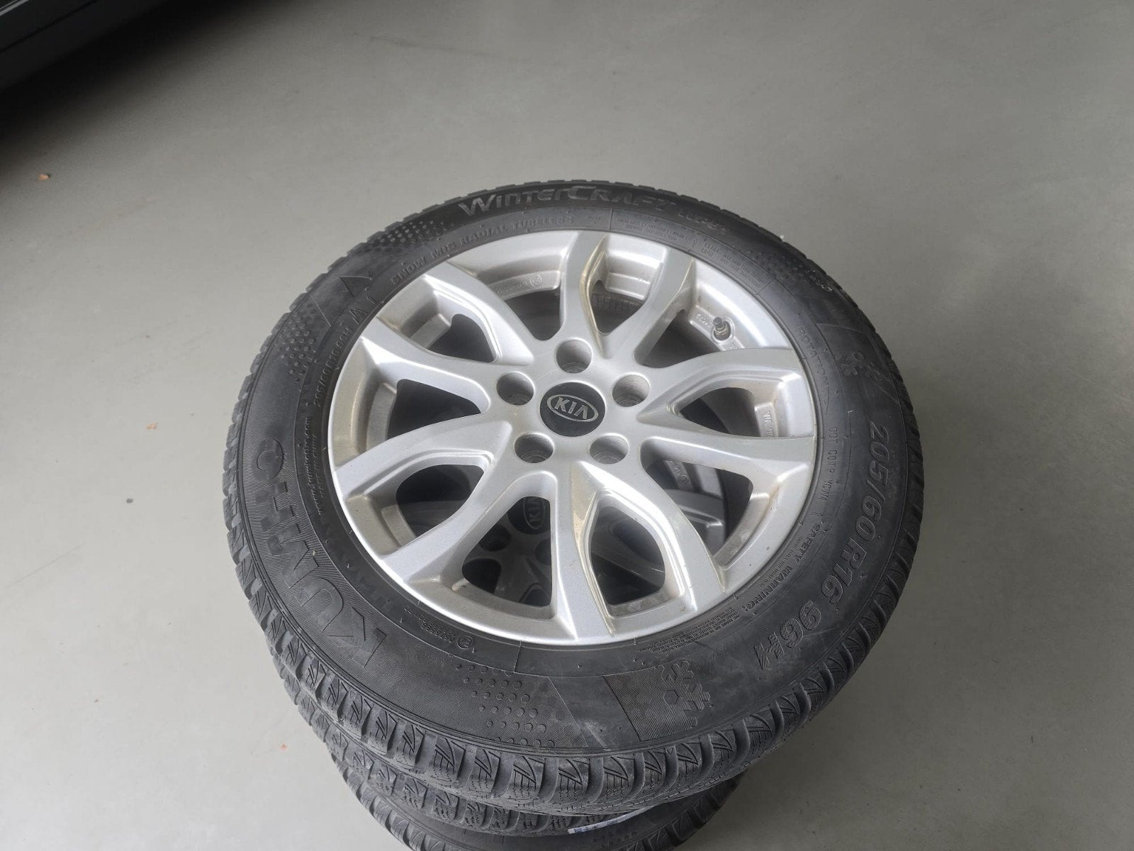 Kia Niro Velgen met Winterbanden - 16 inch, Ophalen, Gebruikt, 16 inch, Banden en Velgen