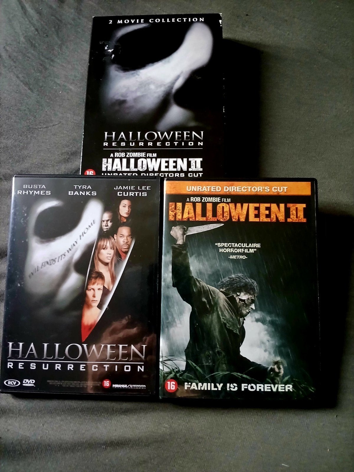 Halloween Horror Collectie: Resurrection & Halloween II, Ophalen, Vanaf 16 jaar, Speciale editie, Gebruikt