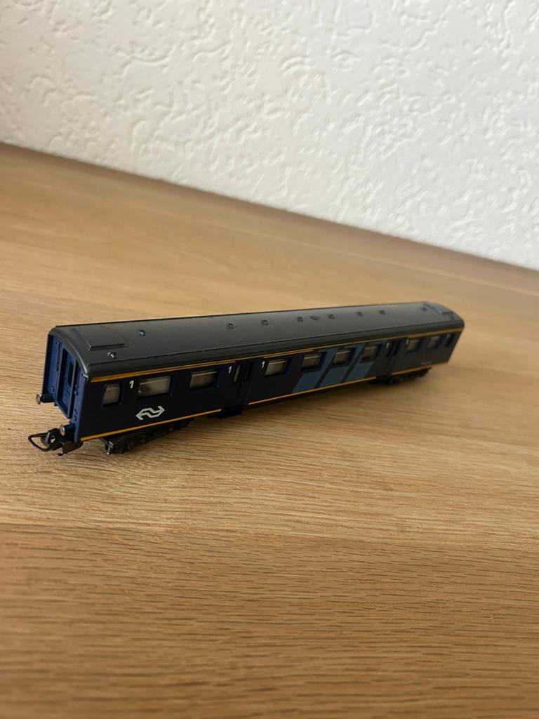 NS set locomotief en wagen op schaal 1.87, Ophalen, Zo goed als nieuw, Treinset, NS