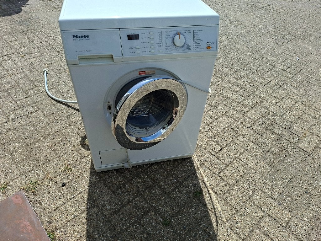 wasmachine miele 1600 toeren 7 kilo, Ophalen, Gebruikt, 1200 tot 1600 toeren, 85 tot 90 cm