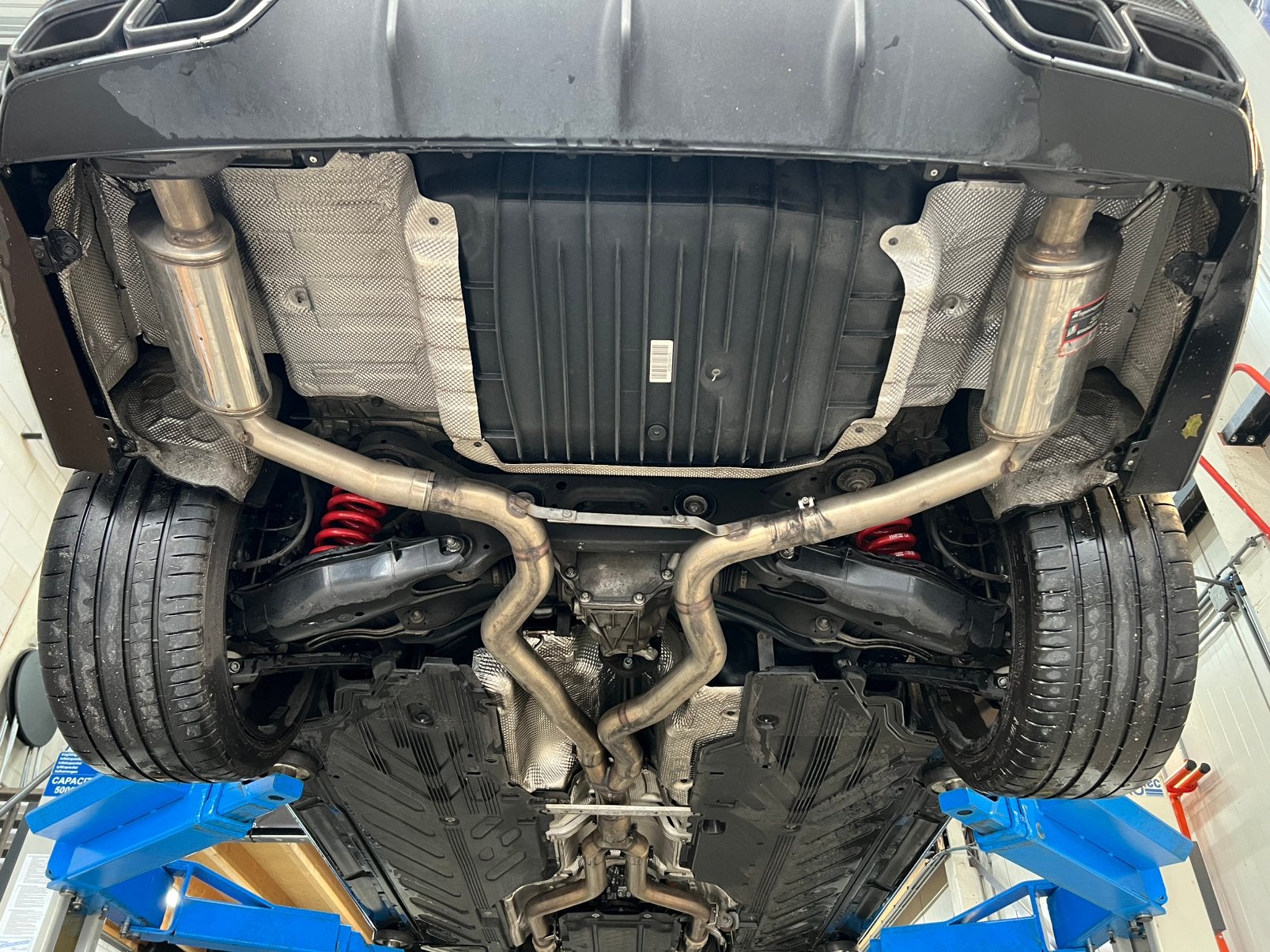 SUPERSPRINT C43 AMG W205 FULL UITLAAT SYSTEM CATBACK., Ophalen of Verzenden, Gebruikt, Mercedes-Benz