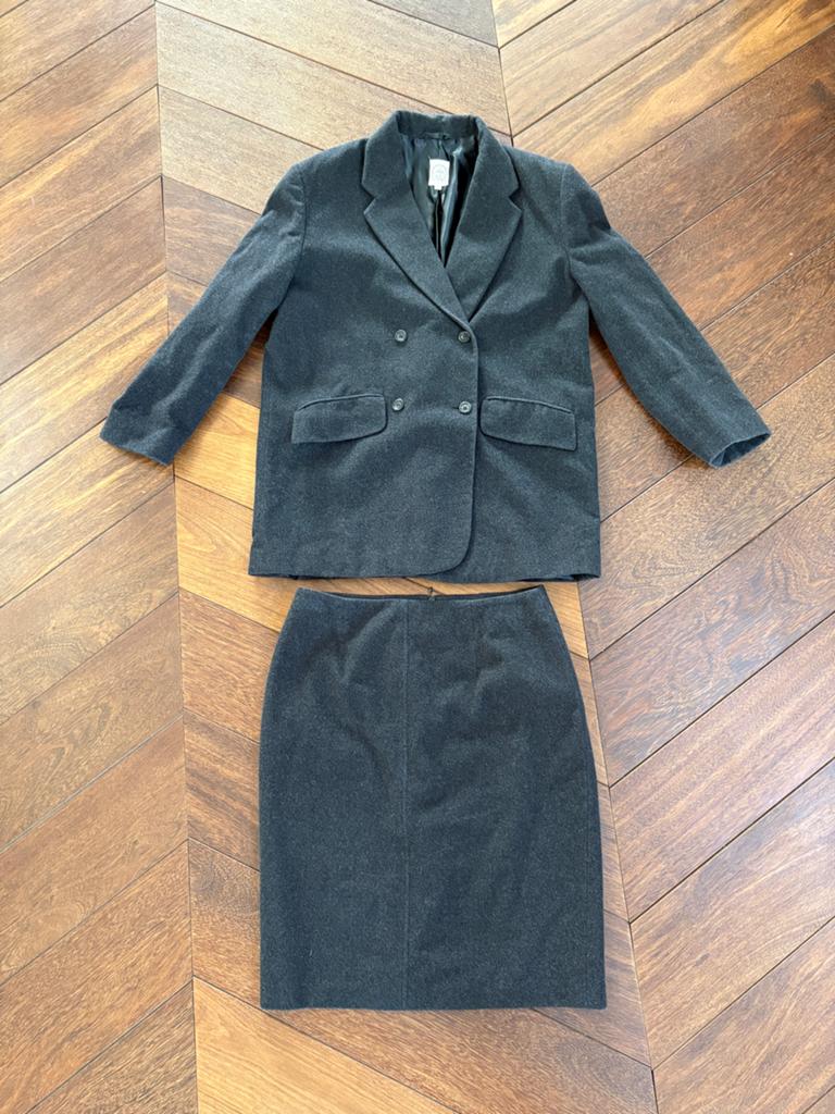 Pauw Amsterdam mantelpak wol/cashmere maat L, Kleding | Dames, Kostuum of Pak, Maat 42/44 (L), Ophalen of Verzenden, Zo goed als nieuw