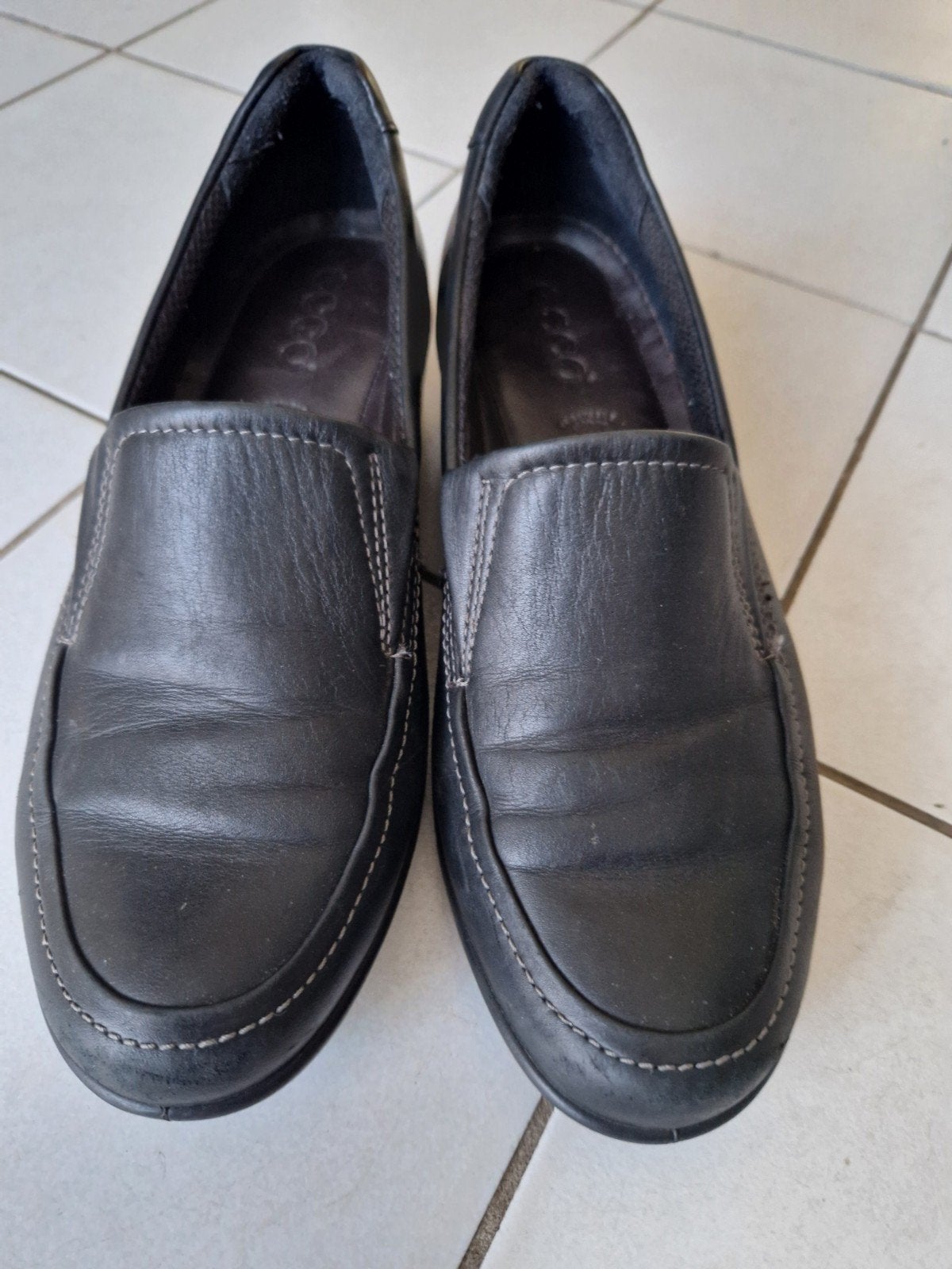 instappers van het merk ECCO, Kleding | Dames, Schoenen, Ophalen of Verzenden, Zo goed als nieuw, Zwart