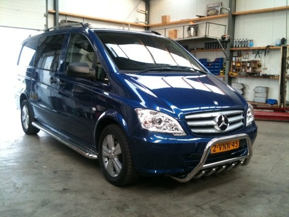 Mercedes-Benz Vito W639 Sidebars met aluminium treeplank