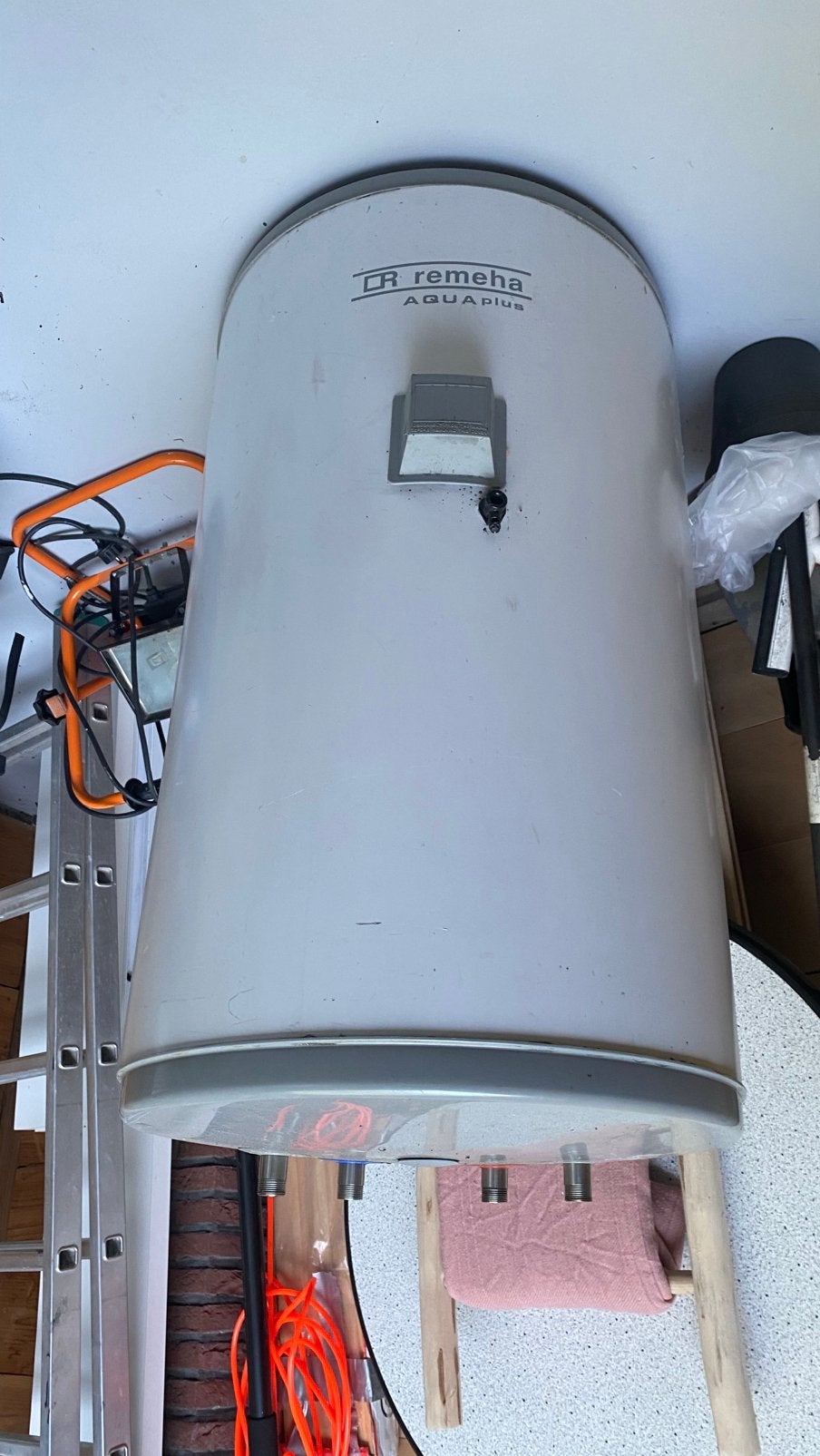 Remeha aqua plus 125l W indirect gestookte boiler, Ophalen, Gebruikt, 100 liter of meer, Boiler