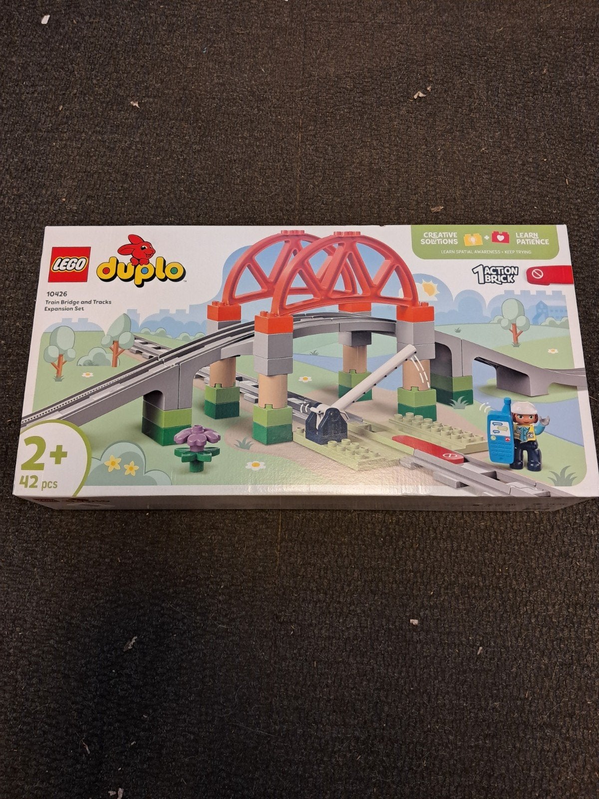 LEGO Duplo Treinbrug en Rails (10426) - Nieuw, Overige merken, Ophalen of Verzenden, Support@lego.com, LEGO System A/S