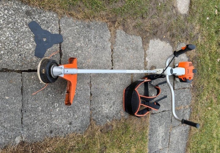 Stihl FS 94 RC-E bosmaaier met draagtuig en accessoires, Tuin en Terras, Gebruikt, Ophalen of Verzenden, 30 tot 50 cm, Stihl