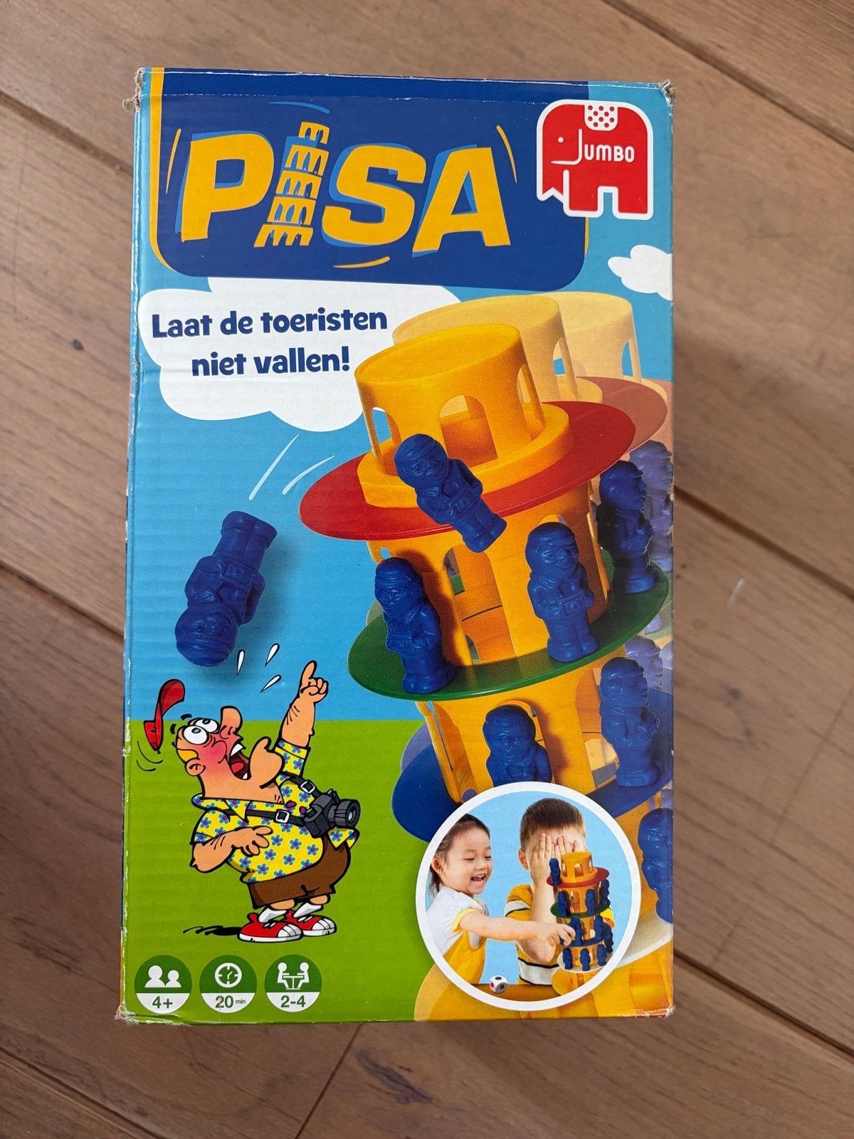 Pisa: Laat de toeristen niet vallen! - Jumbo spel, Drie of vier spelers, Ophalen of Verzenden, Gebruikt