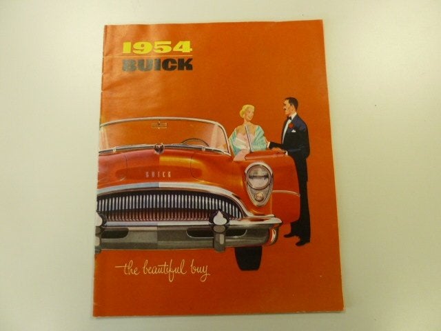 1954 Buick Full Line Brochure USA, Ophalen of Verzenden, Gelezen, Overige merken