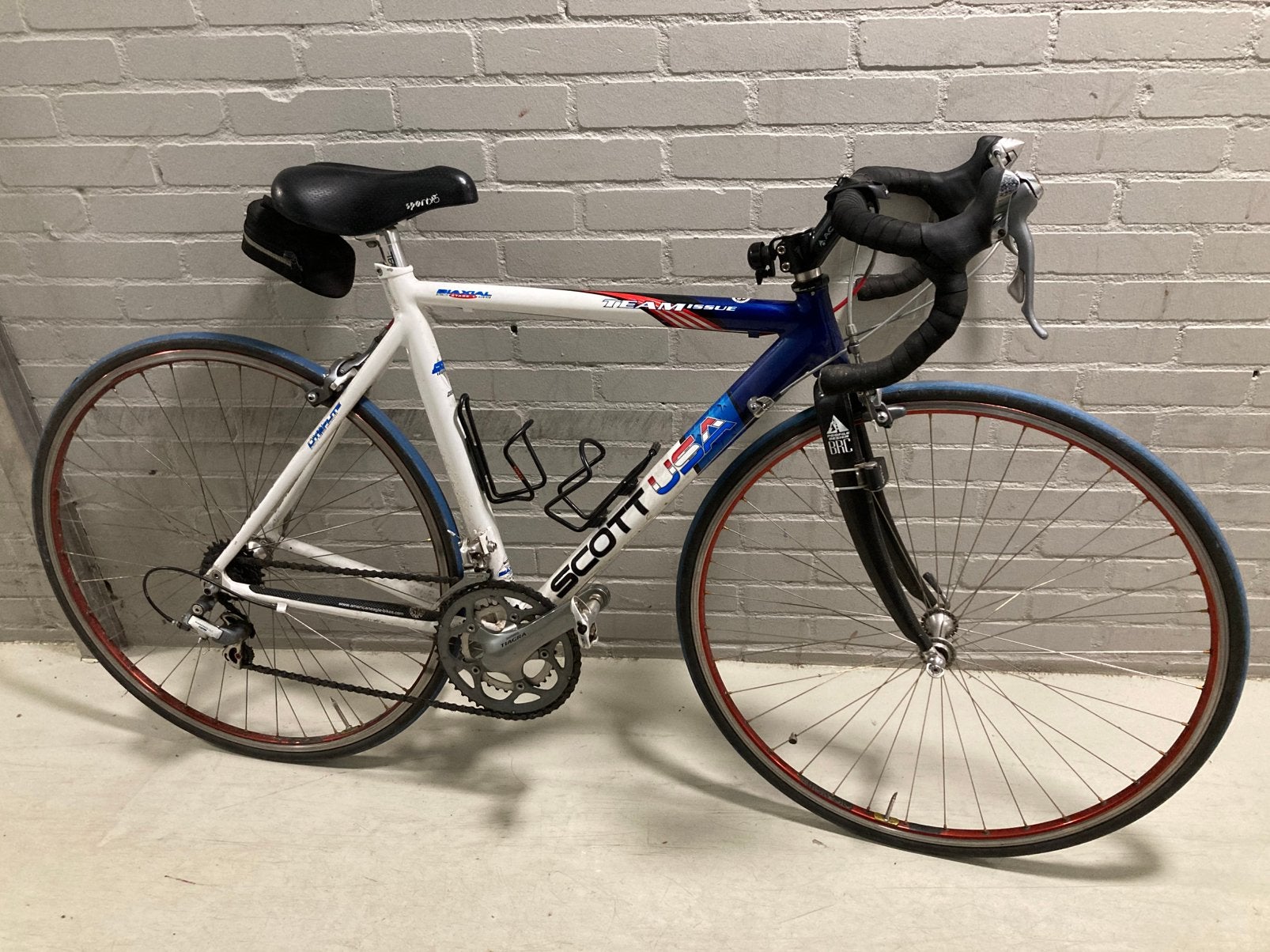 Racefiets dames, Gebruikt, 26 inch, 10 tot 15 versnellingen, Velgrem