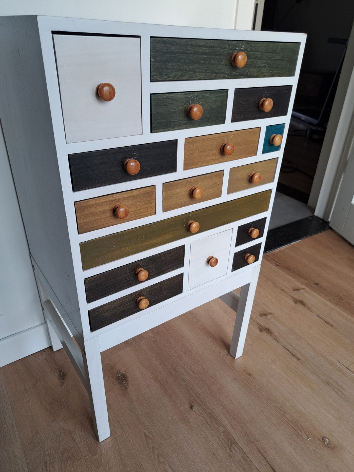 Kast vakkenkast halkast, 3 of 4 laden, Minder dan 100 cm, 25 tot 50 cm, 50 tot 100 cm