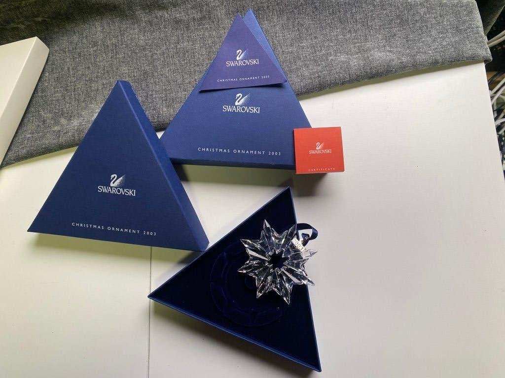 Swarovski Kerstster / Ornament 2003 – Mint Condition, comple, Dr.-A.-Swarovski-Straße 30, 6112 Wattens, Oostenrijk, Customer_relations.nl@swarovski.com