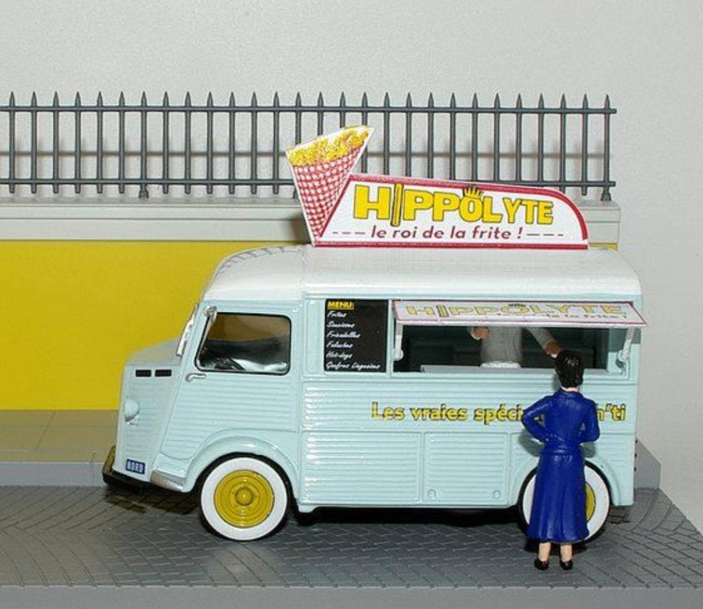 CITROEN HY '65 Patat Foodtruck 1/43 diorama 1/43 Utilitaires