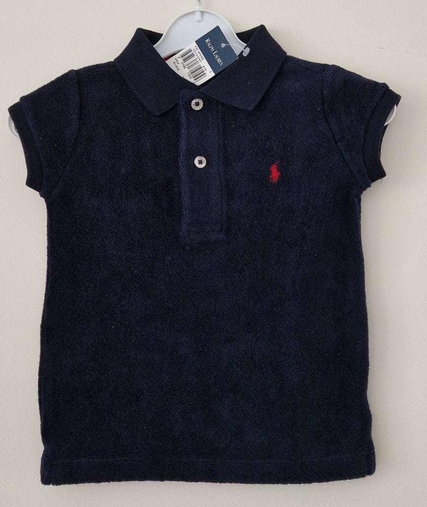 Donkerblauwe Ralph Lauren polo maat 92 NIEUW (2664), Kinderen en Baby's, Meisje, Nieuw, Ophalen of Verzenden, Shirt of Longsleeve