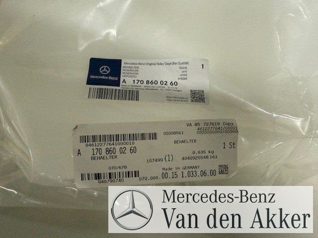 ruitensproeier reservoir voor Mercedes-benz SLK W170 A 170 8, -, -, Nieuw, Ophalen of Verzenden