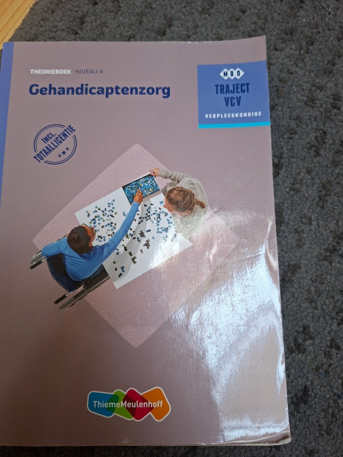 Theorieboek Gehandicaptenzorg MBO V&V Verpleegkunde, Boeken, Schoolboeken, Overige vakken, Ophalen of Verzenden, Zo goed als nieuw