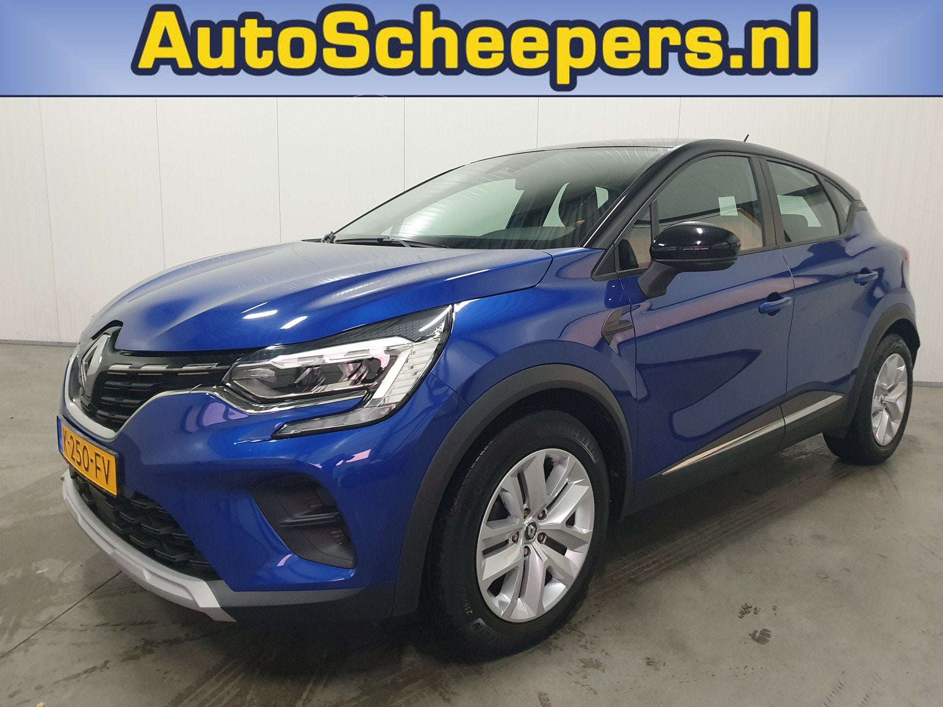 Renault Captur 1.0 TCe 100 Zen AIRCO/CRUISE (bj 2020), Auto's, Renault, Voorwielaandrijving, Gebruikt, Euro 6, Blauw