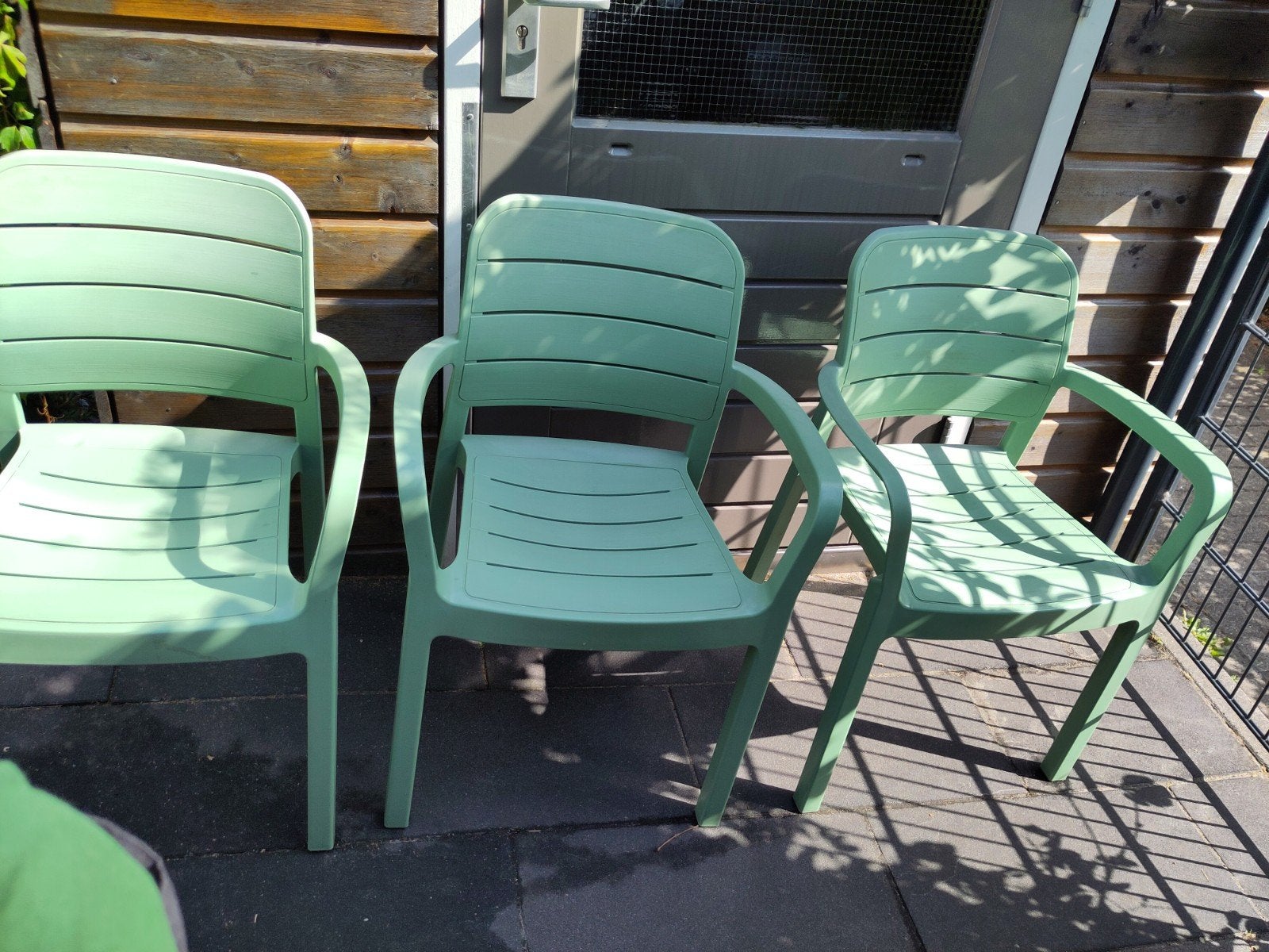 Allibert tuinstoelen, stapelbaar, Ophalen, Gebruikt, Kunststof, Stapelbaar