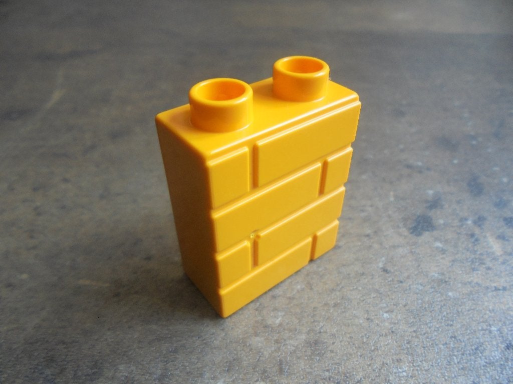 Lego Duplo Brick 1x2x2 with Masonry Profile (zie foto's) 4, Kinderen en Baby's, Ophalen of Verzenden, Gebruikt, Losse stenen, Duplo