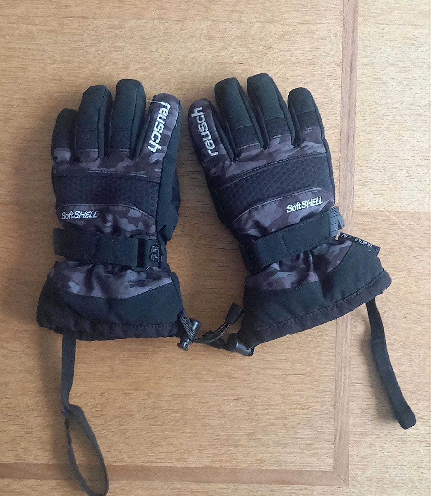 Reusch Softshell Skihandschoenen Kind 3-4 jaar, 110 t/m 116, Jongen of Meisje, Ophalen of Verzenden, Zo goed als nieuw