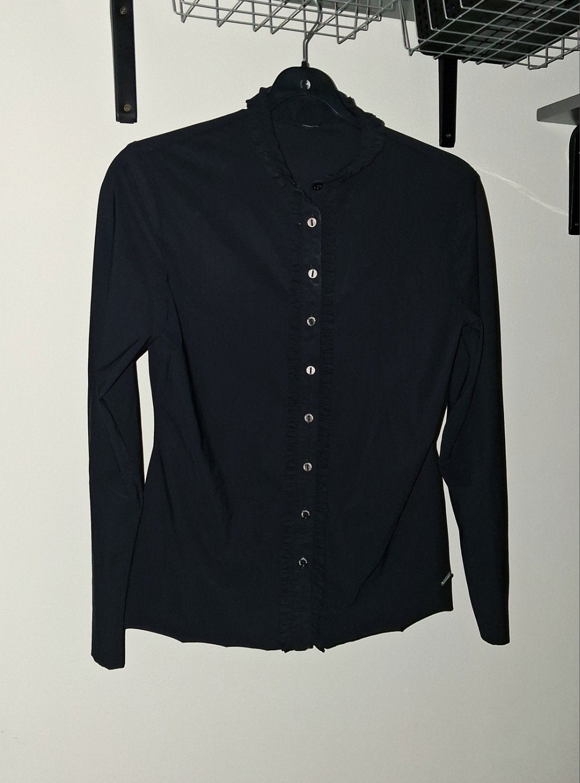 Zwarte JANE LUSHKA BLOUSE maat M. 5hale=4betale, Kleding | Dames, Ophalen of Verzenden, Zo goed als nieuw, Maat 38/40 (M), Zwart