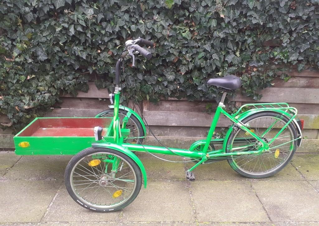 Driewieler fiets voor reclame doeleinden, Ophalen, Gebruikt, Onbekend