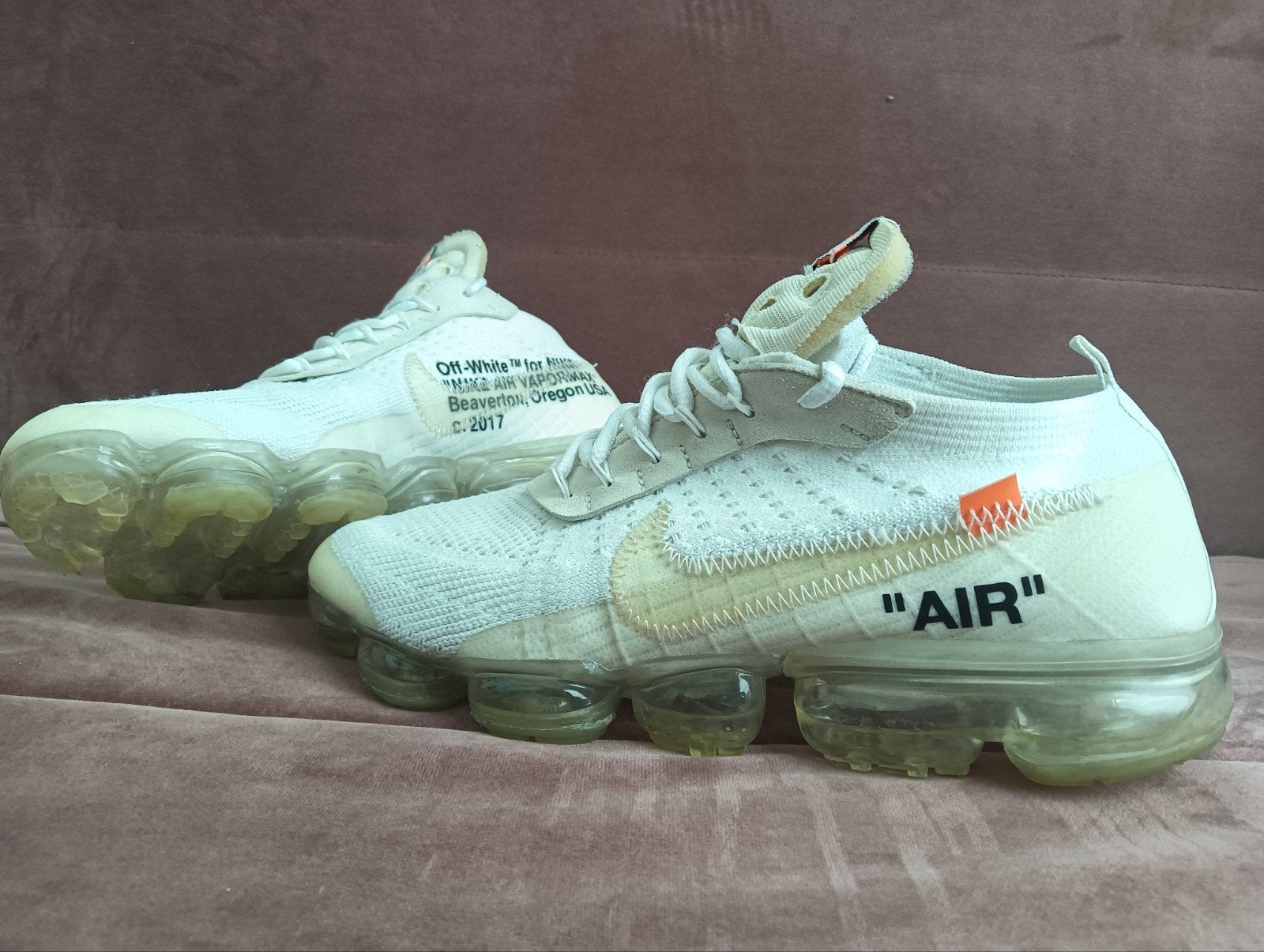 Nike Air Vapormax Off-White sneakers. Maat 43., Kleding | Dames, Schoenen, Wit, Nike, Ophalen of Verzenden, Sneakers of Gympen