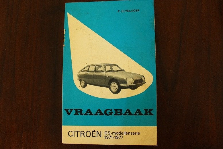 Citroën GS modellen 1971 - 1977 vraagbaak GS 1200 GS Pallas, Ophalen of Verzenden