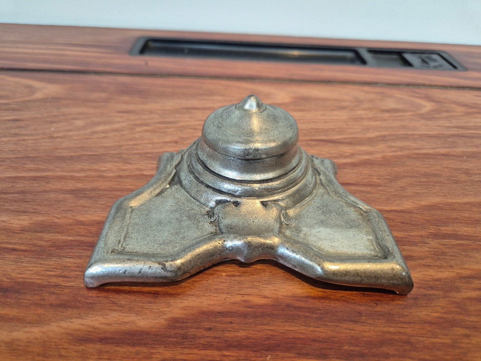 Vintage C&K Tiel tinnen inktpot – Holland pewter, Antiek en Kunst, Ophalen of Verzenden