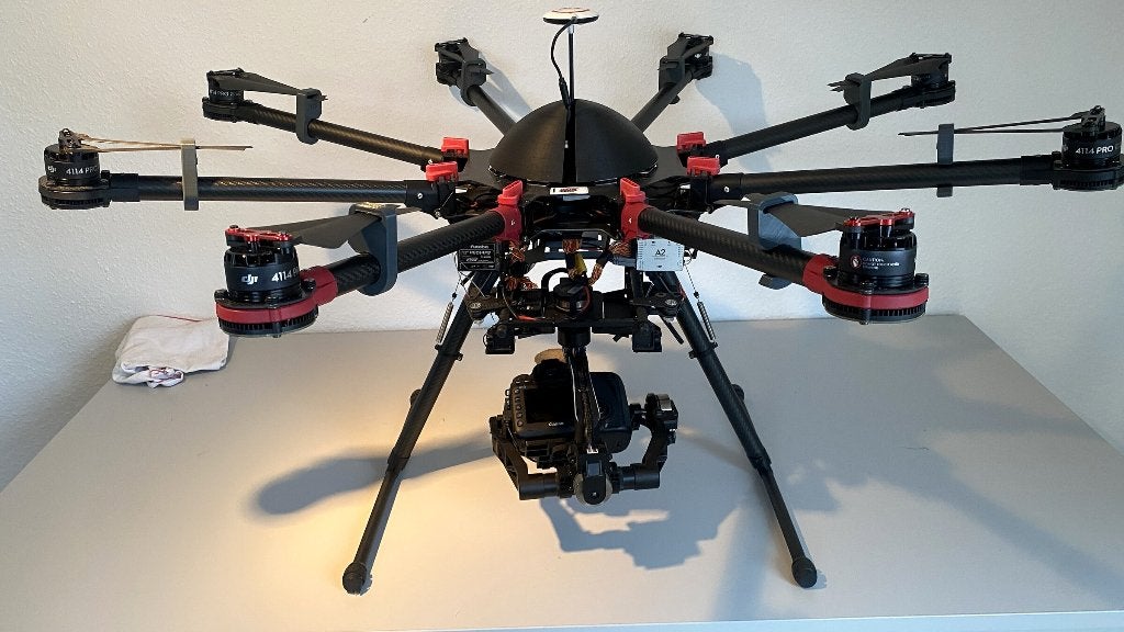 DJI S1000 octocopter + Canon EOS 5D | gimbal | Futaba, Ophalen, Gebruikt, DJI, Professionele drone