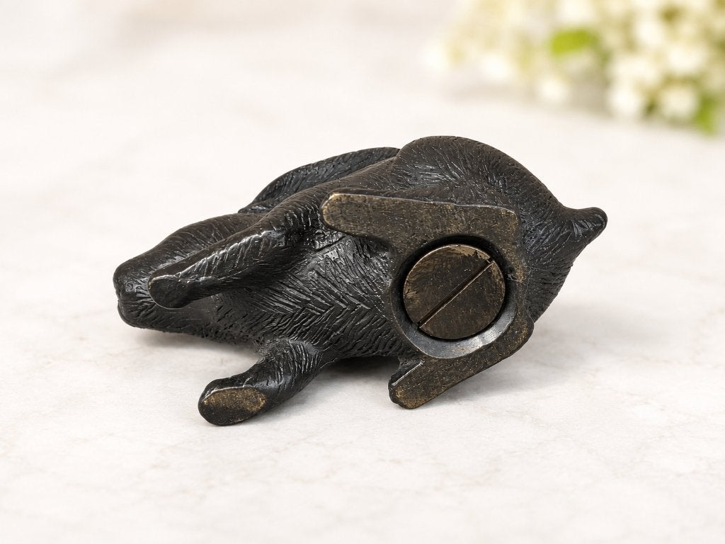 URN / KONIJN / HAAS /mini urn// bronzen as urn, Nieuw, Info@huisentuindecoratiemarie.nl, Huis en tuin decoratie marie, Peize