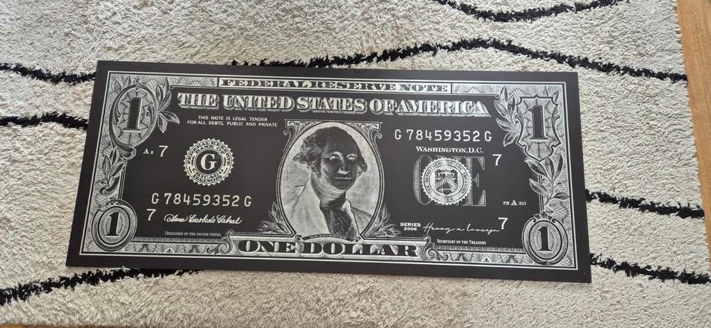 Dollar art, Antiek en Kunst, Kunst | Designobjecten, Ophalen
