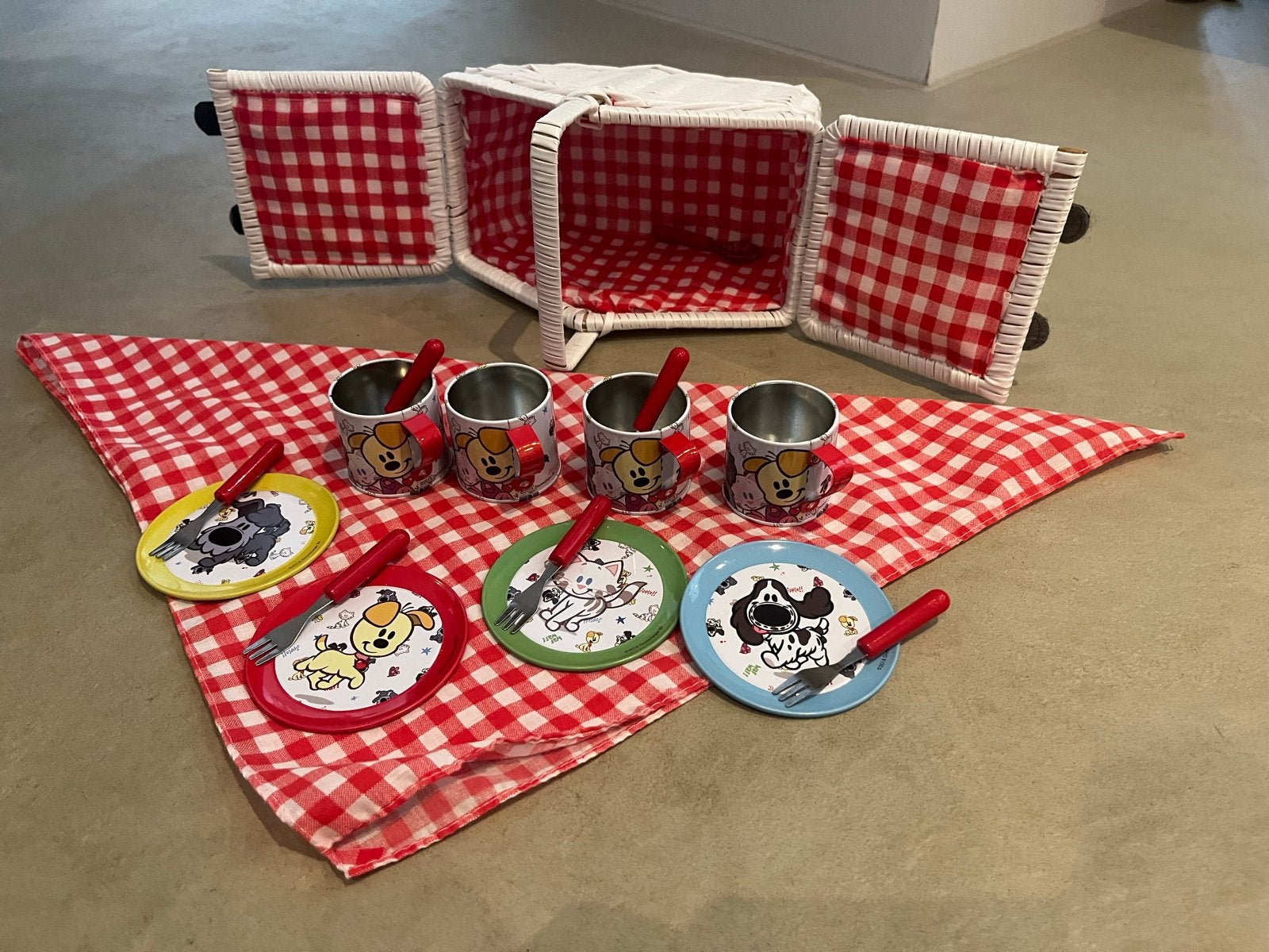 Woezel en Pip picknickmand, Ophalen of Verzenden, Gebruikt, Jongen of Meisje