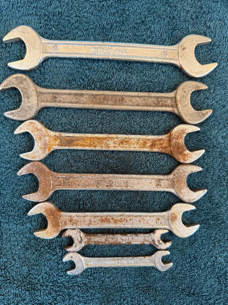 Gedore No.12 Incomplete set steeksleutels, Doe-het-zelf en Verbouw, Gereedschap | Handgereedschap, Ophalen of Verzenden, Gebruikt