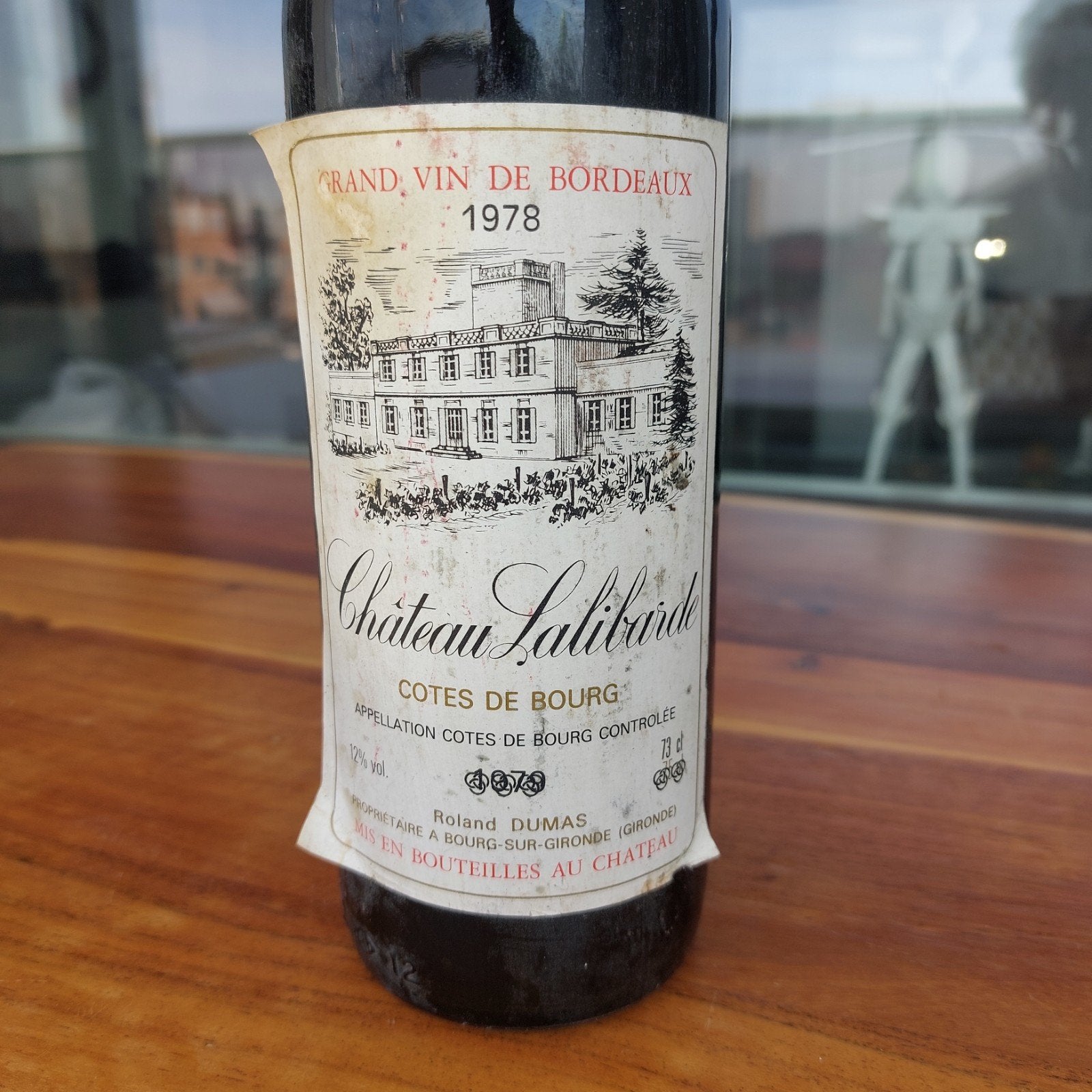 Chateau Lalibarde 1978, Ophalen of Verzenden, Frankrijk, Rode wijn