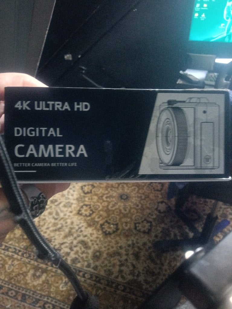4k digital camera, Audio, Tv en Foto, Fotocamera's Digitaal, Verzenden, Nieuw, Geheugenkaart, WiFi
