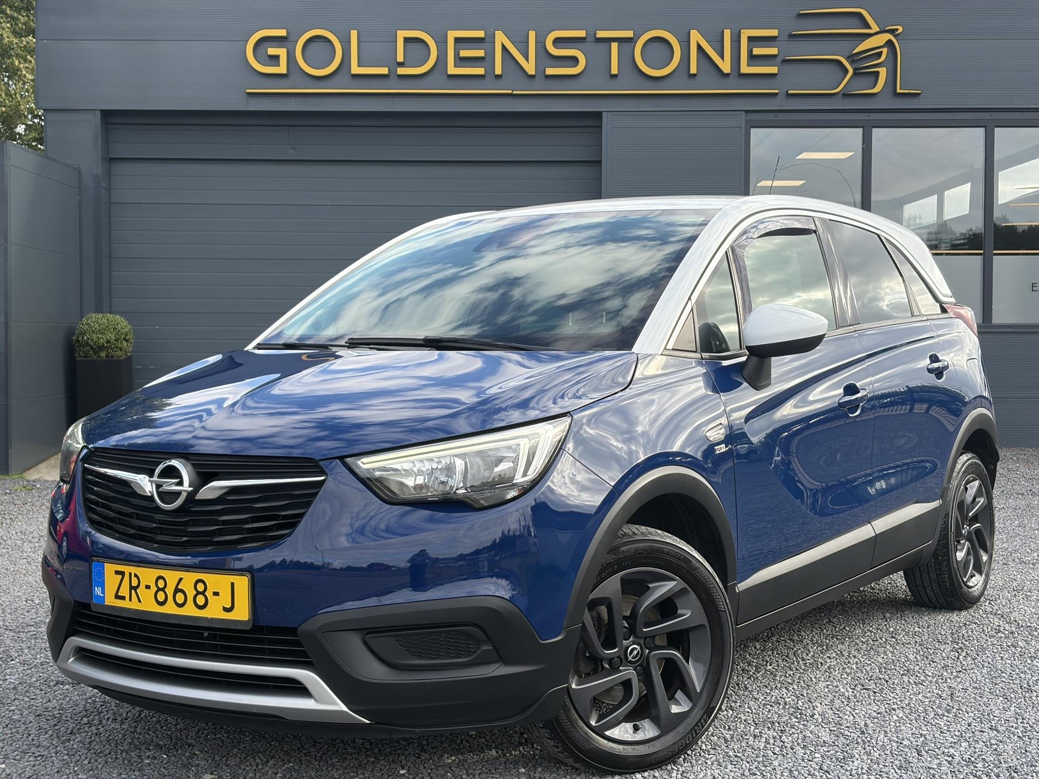 Opel Crossland X 1.2 Turbo 120 Jaar Edition ✓110pk✓D-rie, Voorwielaandrijving, Dealer onderhouden, Gebruikt, Blauw
