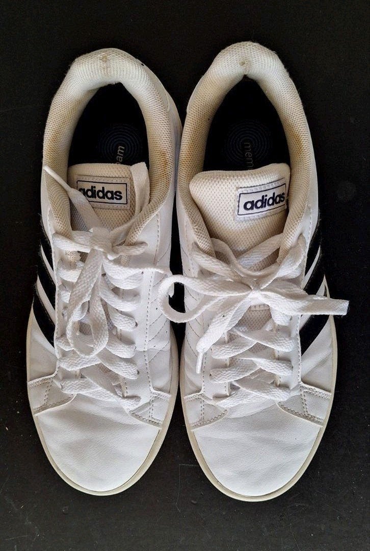 Adidas Sneakers Gympen Sportschoenen Schoenen US maat 7 39, Adidas, Wit, Ophalen of Verzenden, Sneakers of Gympen