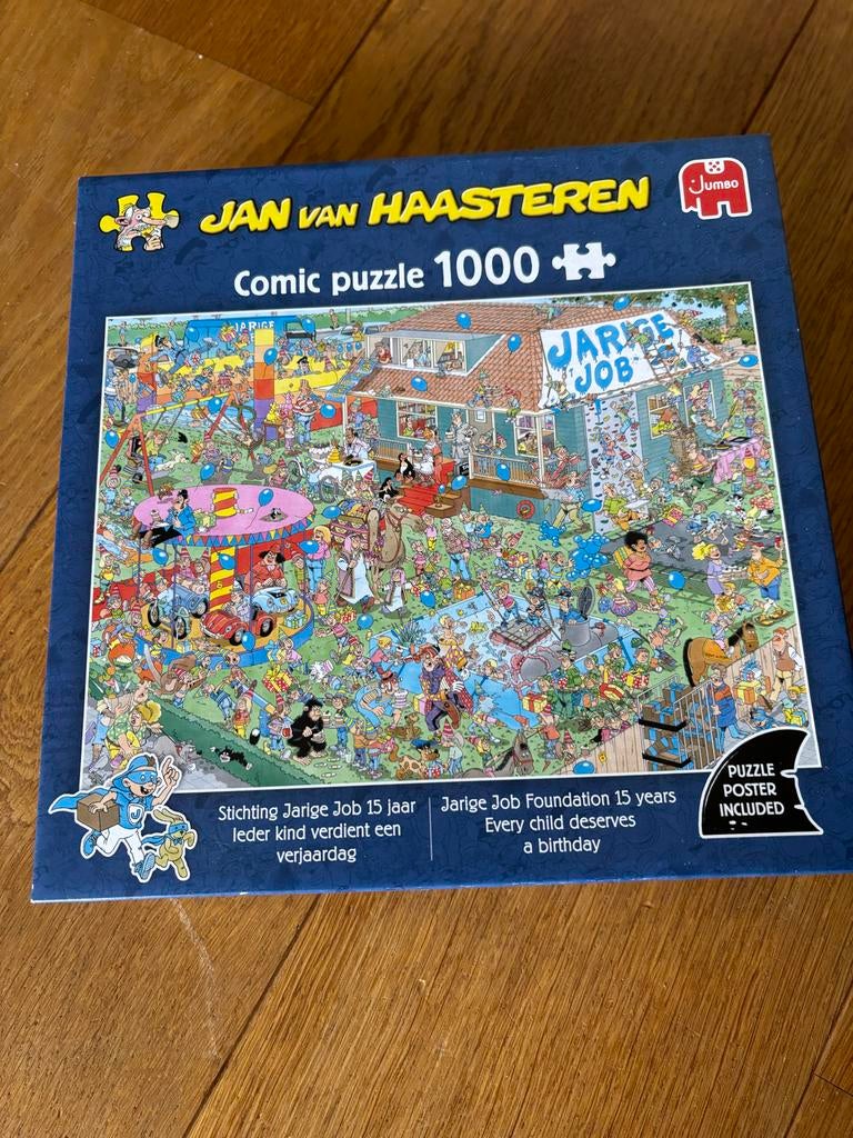 Jan van Haasteren comic puzzle 1000 stuks NIEUW, Ophalen of Verzenden, 500 t/m 1500 stukjes, Nieuw, Legpuzzel