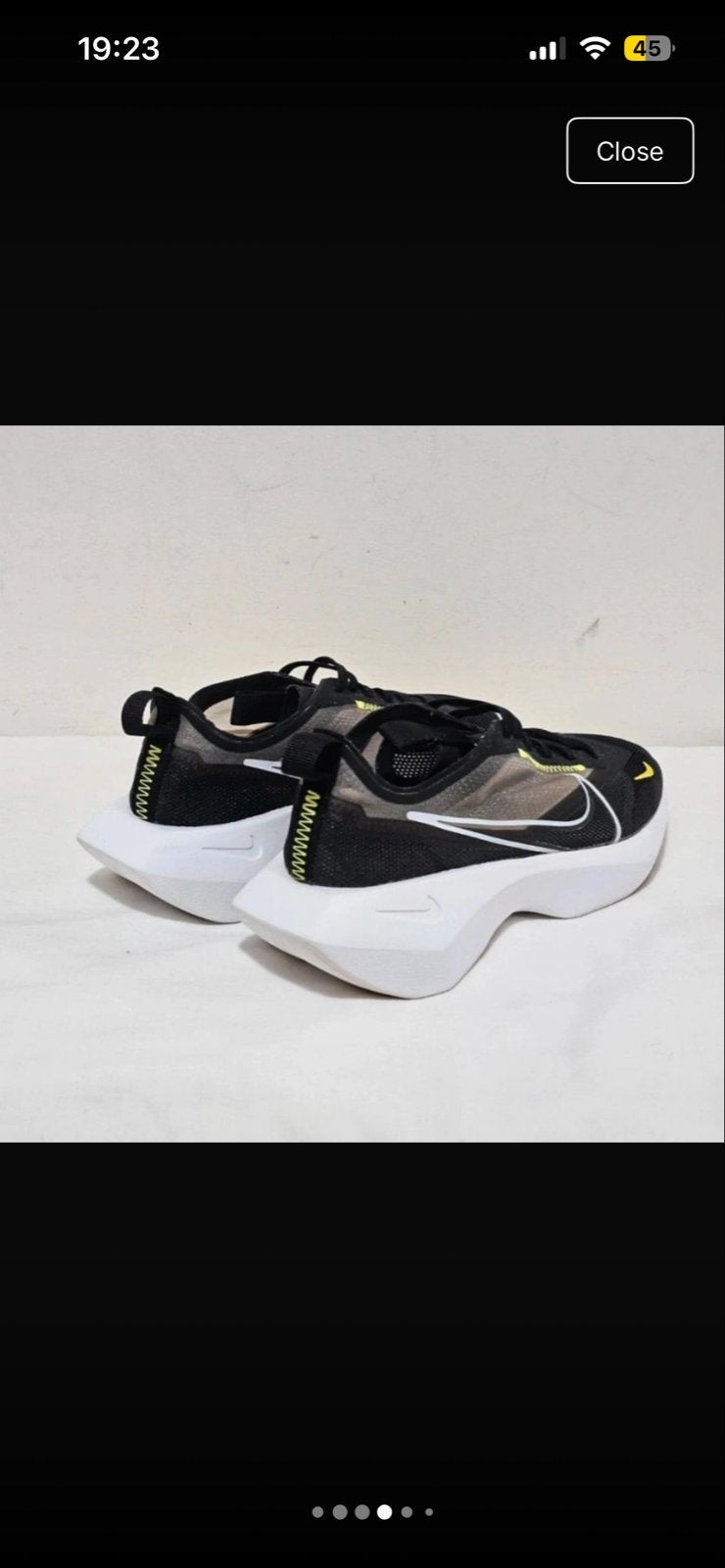 Nike Vista Lite sneakers - Zwart/Wit/Geel, Ophalen of Verzenden, Gedragen, Zwart, Sneakers of Gympen