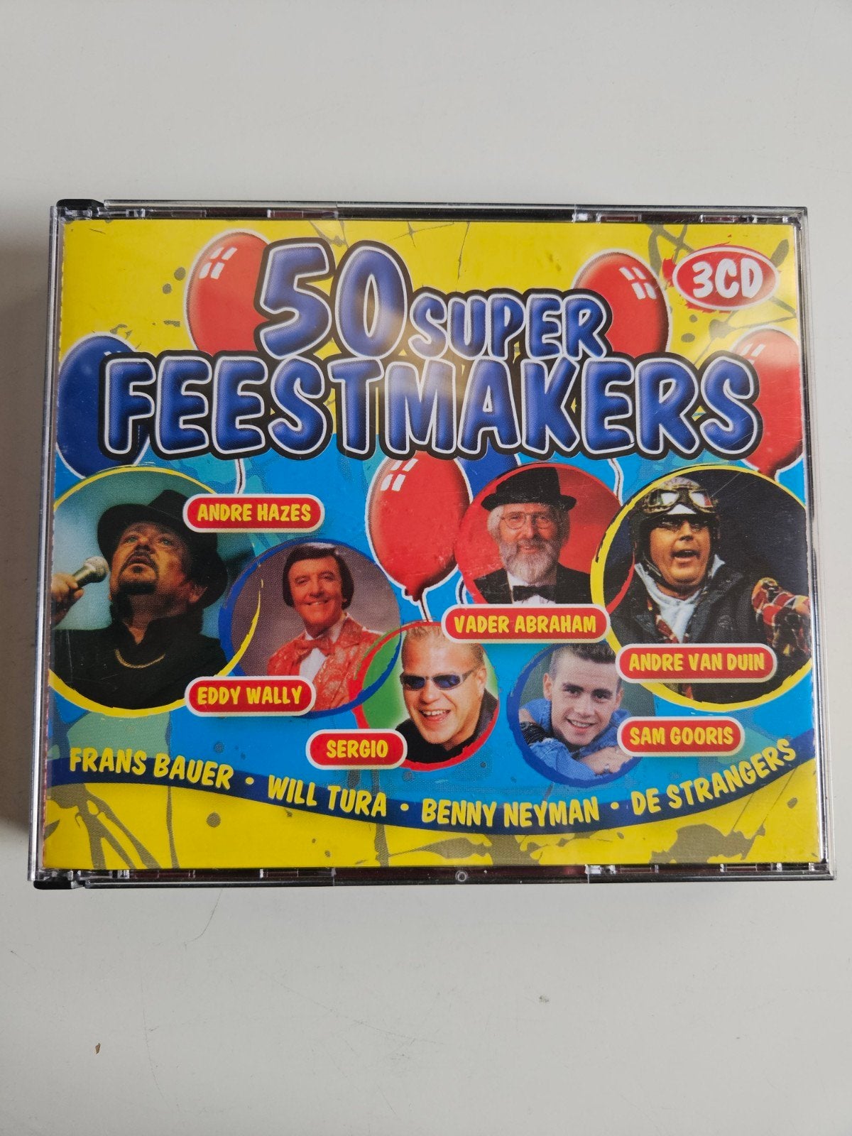 50 Super Feestmakers - 3CD Verzamelalbum, Ophalen of Verzenden, Zo goed als nieuw, Nederlandstalig, Verzamelalbum