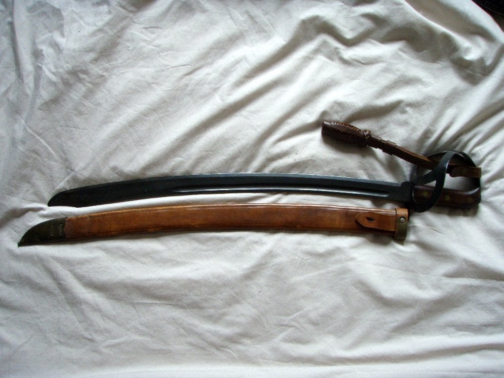 Klewang KNIL, Ophalen, Landmacht, Azië, Zwaard of Sabel
