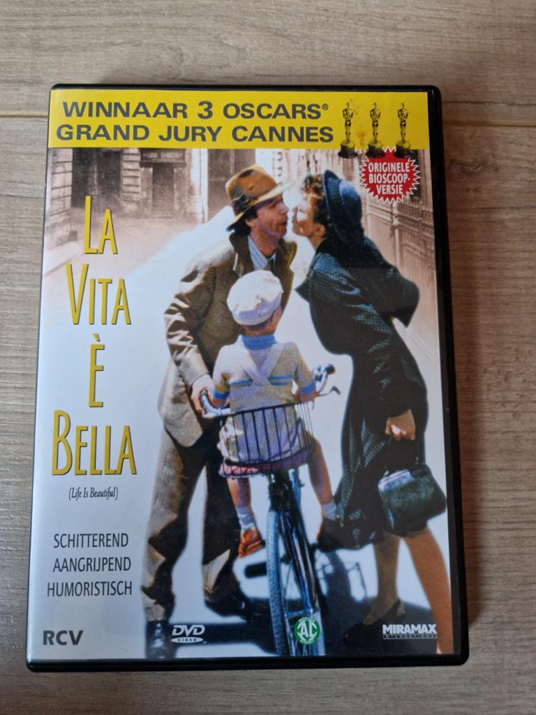 La Vita è Bella (Life is Beautiful) DVD - Oscarwinnaar, Vanaf 12 jaar, Ophalen of Verzenden, Zo goed als nieuw, Waargebeurd drama