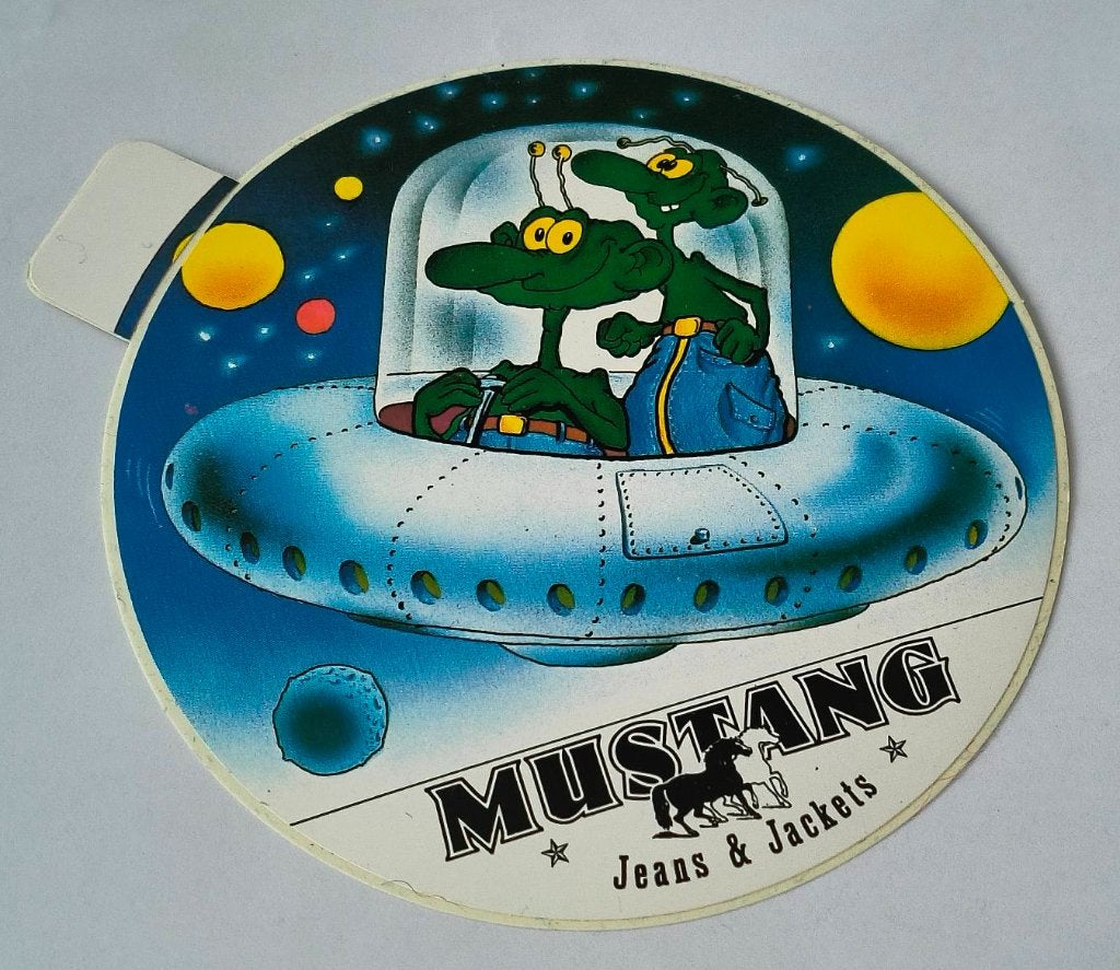 Sticker Mustang Jeans & Jackets, Ophalen of Verzenden, Zo goed als nieuw, Merk