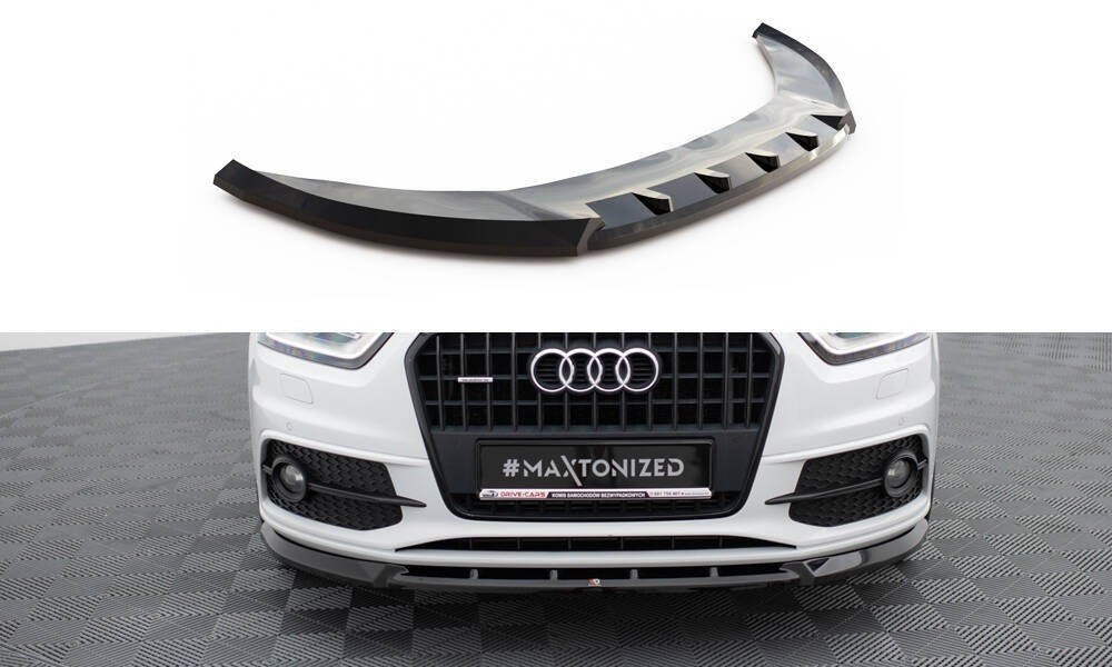 Voorlip sideskirt diffuser spoiler - Audi Q3 S-line 8U 11-14, Auto diversen, Tuning en Styling, Ophalen of Verzenden