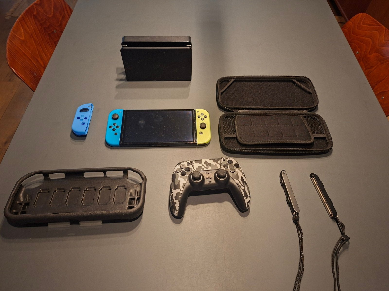 Nintendo Switch OLED met games en accessoires