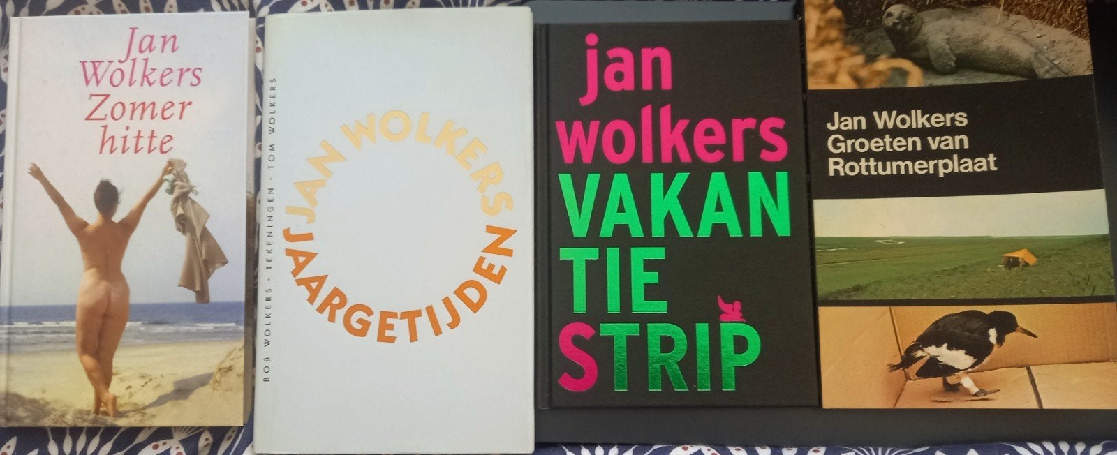 Jan Wolkers Zomerhitte, Jaargetijden, Vakantiestrip, Groeten, Boeken, Verzenden, Zo goed als nieuw, Jan Wolkers, Nederland