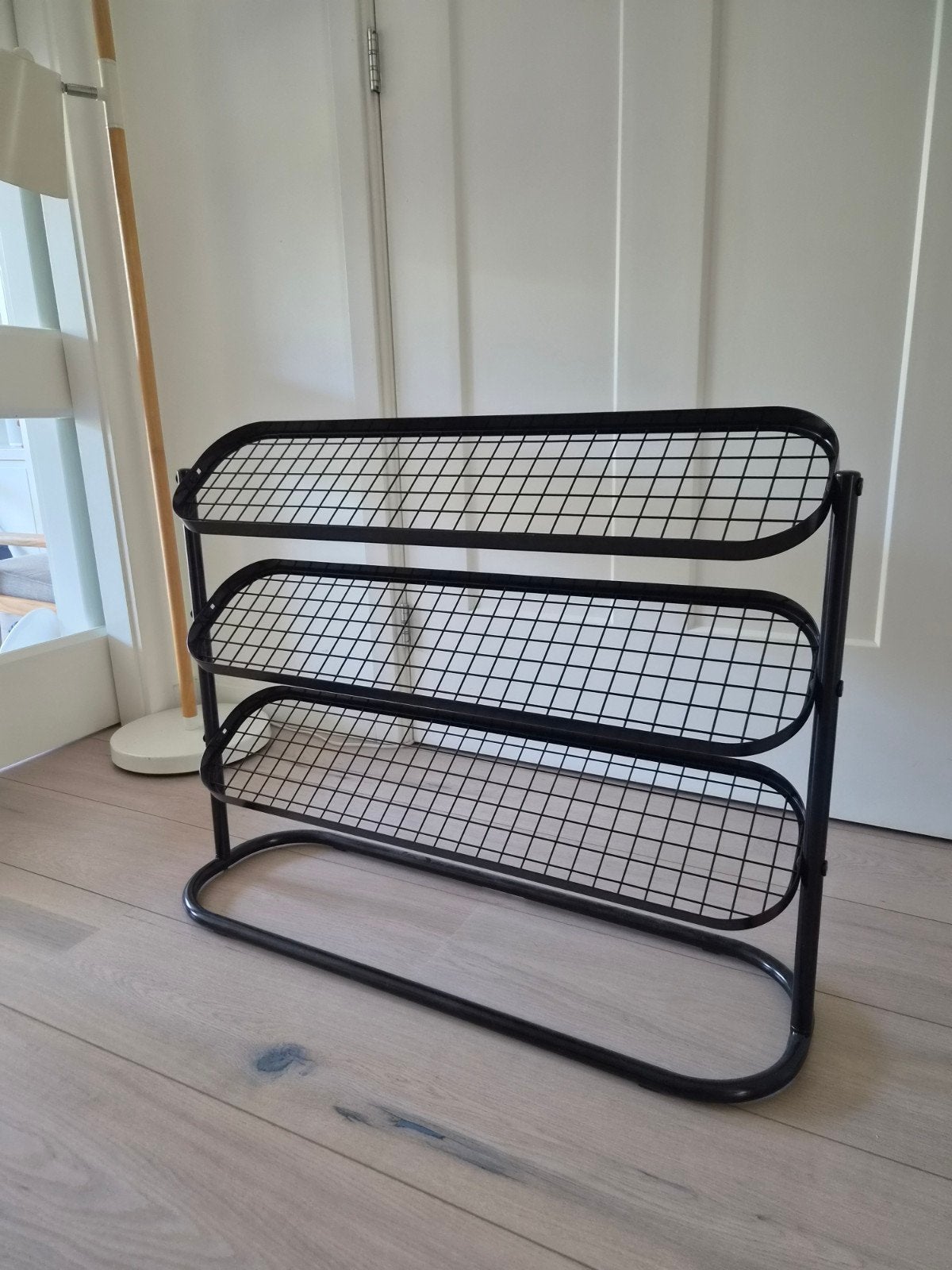 IKEA ALGANAS schoenenrek metaal zwart - Zo goed als nieuw, Ophalen, Zo goed als nieuw