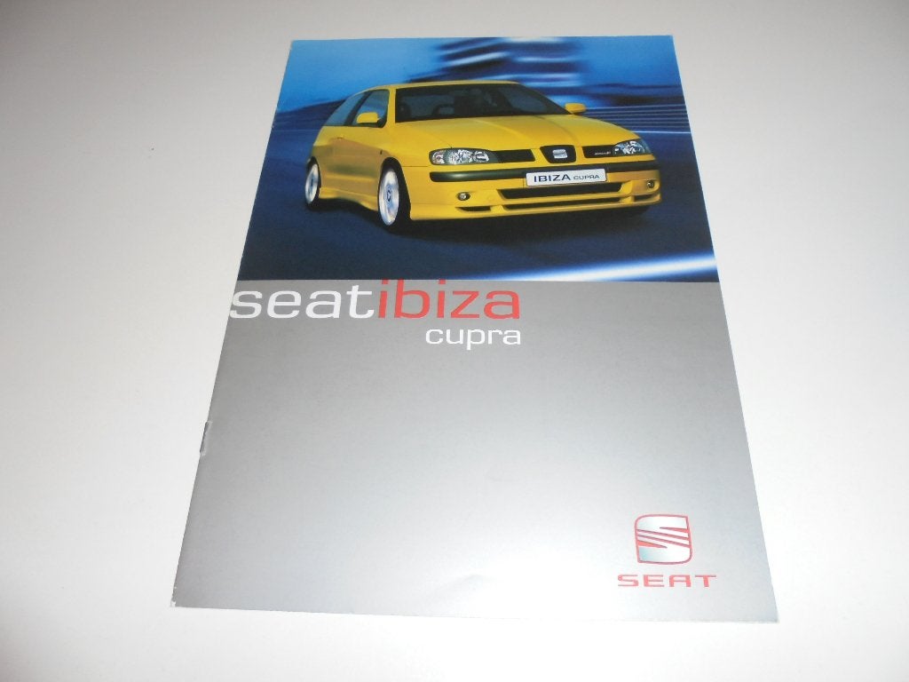 brochure Seat Ibiza Cupra  2001, Ophalen of Verzenden, Zo goed als nieuw, Overige merken
